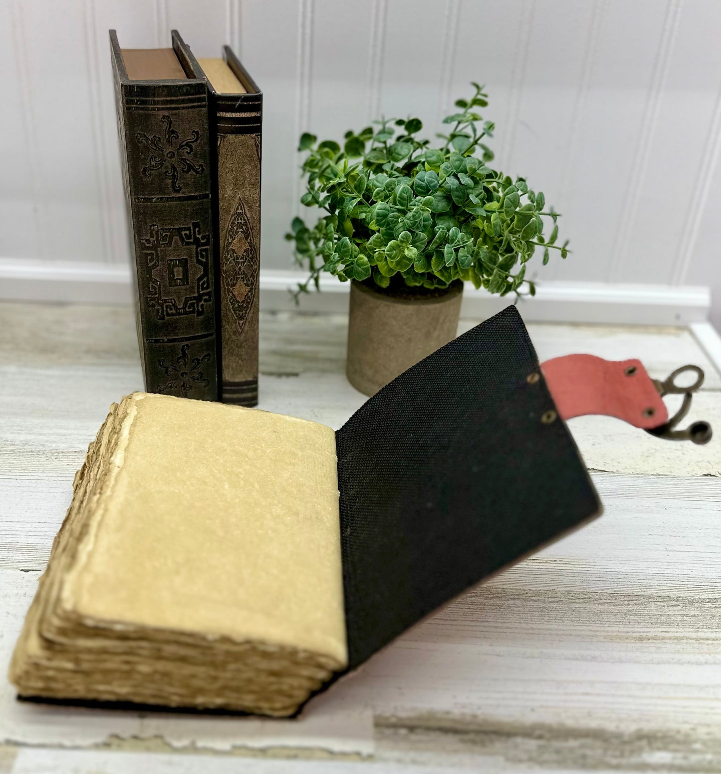 Alchemy Blank Vintage Leather Journal with Clasp