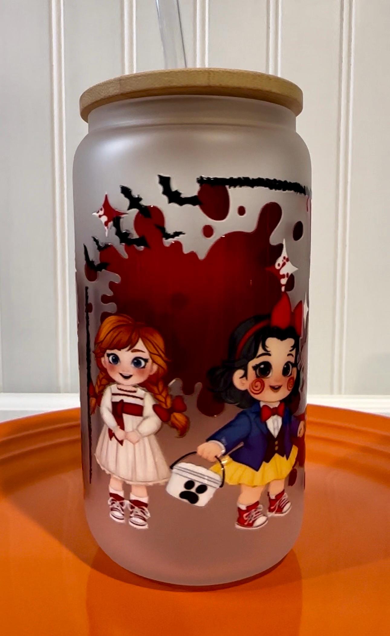 Princess Halloween, Villains Do It Better Tumbler, Glass Can Tumbler