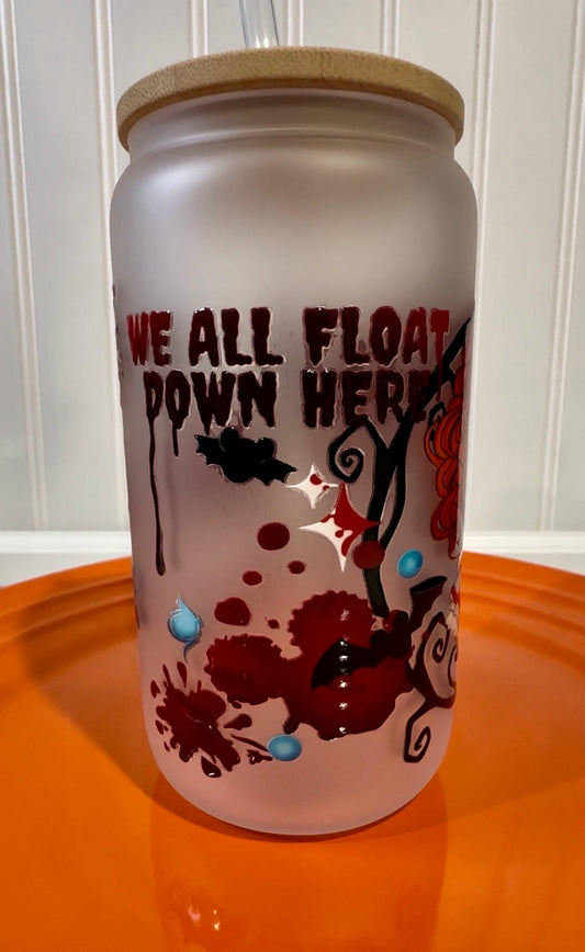 Princess Halloween, We All Float Down Here Tumbler