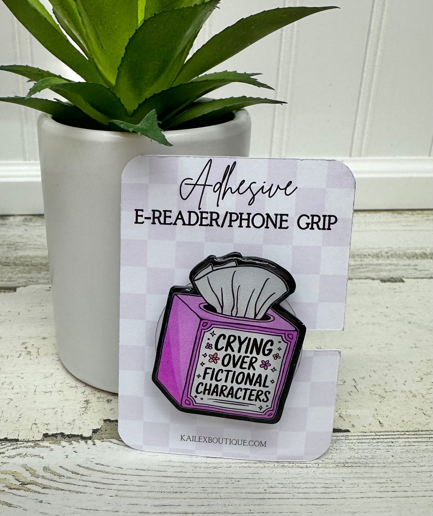 Magnetic Kindle Grip | E-Reader Pop Socket for Book Lovers