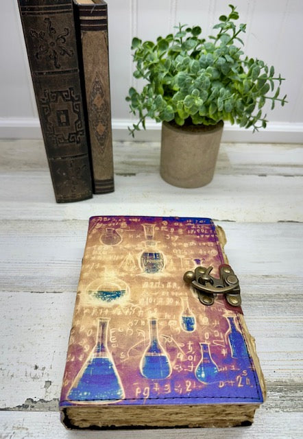 Alchemy Blank Vintage Leather Journal with Clasp