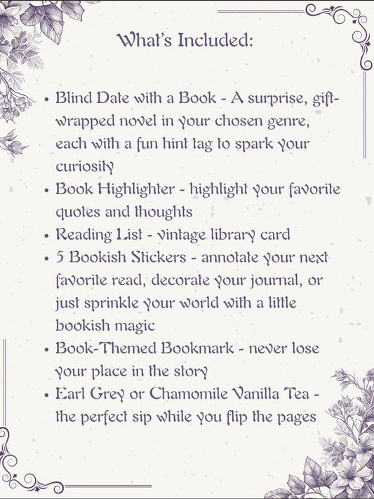 Blind Date With a Book Surprise Novel Gift Set