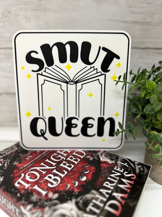 Smut Queen Sign – Bookish Decor for Romance Readers