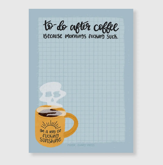 Snarky Notepads – Funny To-Do Lists & Sarcastic Stationery