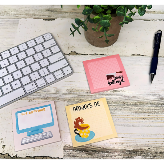 Snarky 3x3 Sticky Notes – Funny Sarcastic Sticky Pads for Office & Home