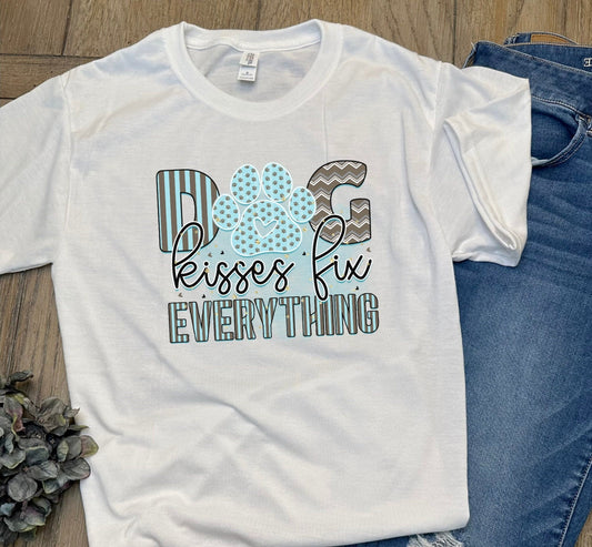 Dog Kisses Fix Everything T-Shirt