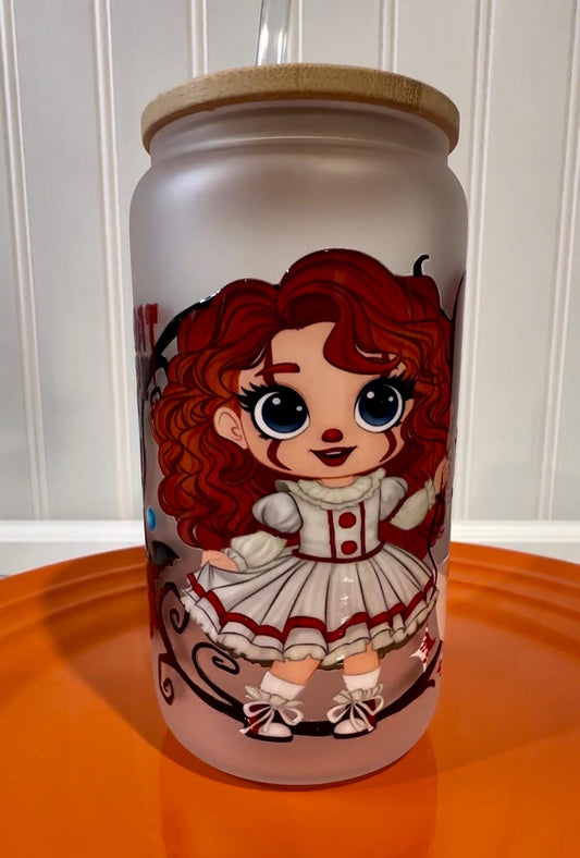Princess Halloween, We All Float Down Here Tumbler