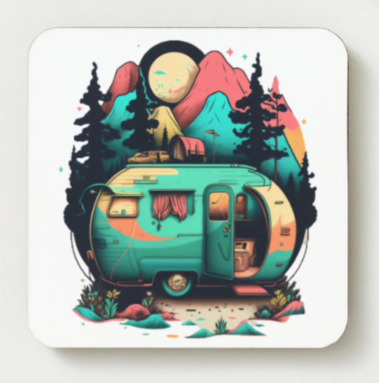 Hardback Cork Sublimation Coasters – Stylish Drink Protection, 7 Options