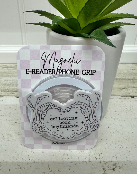 Magnetic Kindle Grip | E-Reader Pop Socket for Book Lovers