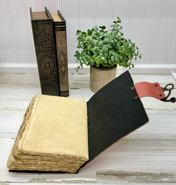 The Lovers Vintage Leather Journal with Clasp