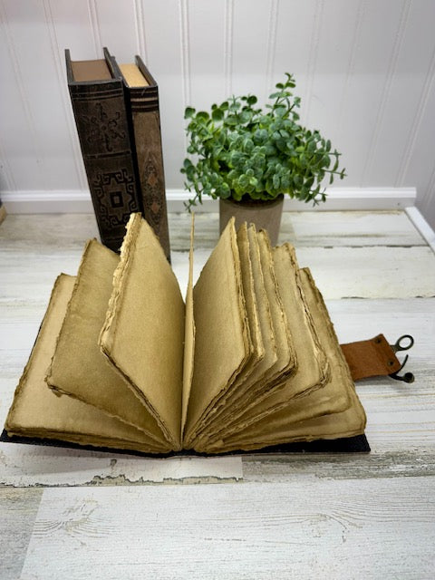 Dragon's Den Vintage Leather Journal with Clasp